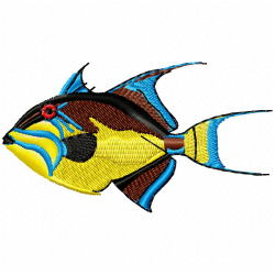 Fishes Embroidery Design 5 Fishes Embroidery Design 5